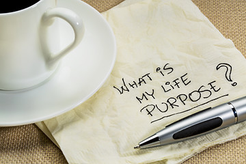 Image showing What is my life purpose question