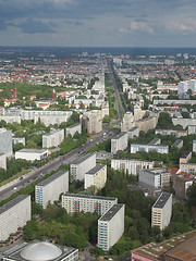 Image showing Berlin aerial view