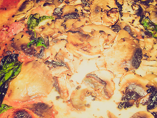 Image showing Retro look Pizza picture