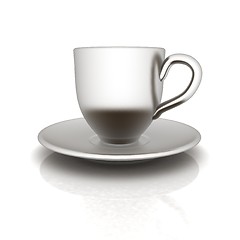 Image showing Cup on a saucer