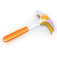 Image showing Hammer on white background 