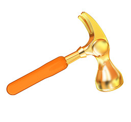 Image showing Hammer on white background 