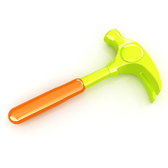 Image showing Hammer on white background 