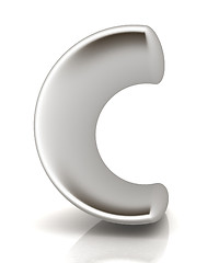 Image showing 3D metall letter 