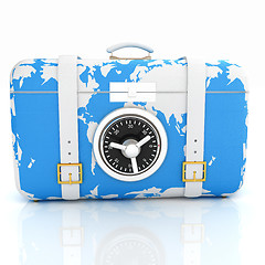 Image showing suitcase-safe for travel 