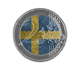 Image showing Euro coin, 2 euro