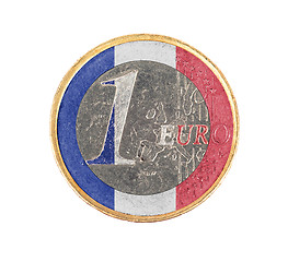 Image showing Euro coin, 1 euro