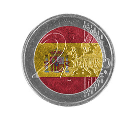 Image showing Euro coin, 2 euro