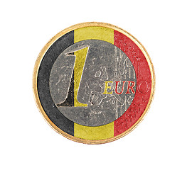 Image showing Euro coin, 1 euro