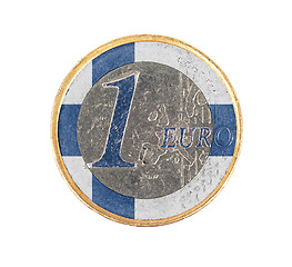 Image showing Euro coin, 1 euro