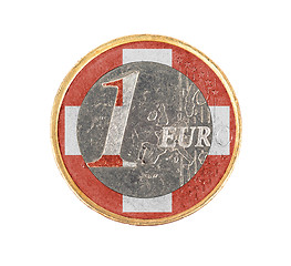 Image showing Euro coin, 1 euro