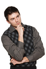 Image showing Pensive man