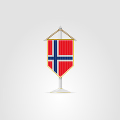 Image showing Illustration of national symbols of European countries. Norway.