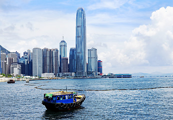 Image showing Hong Kong harbour 