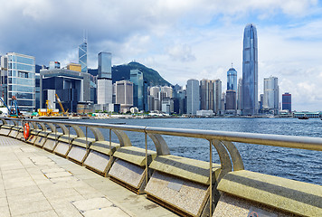 Image showing Hong Kong harbour 