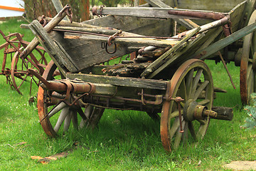 Image showing old wagon rides