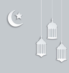 Image showing Arabic background for Ramadan Kareem