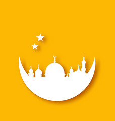 Image showing Islamic holiday background, Ramadan Kareem