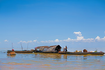 Image showing Floating village