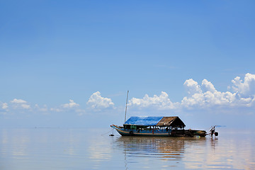 Image showing Floating village