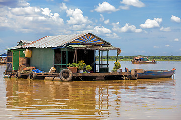 Image showing Floating village