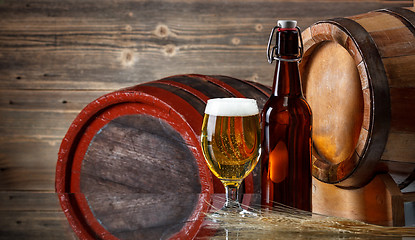 Image showing Beer barrel 