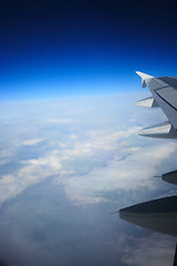 Image showing The clouds from above