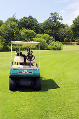 Image showing Golf cart