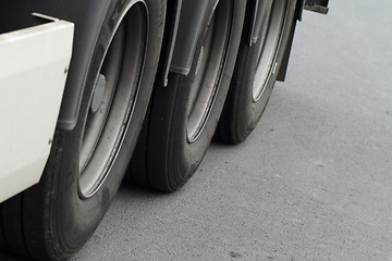 Image showing Truck's wheels