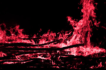 Image showing Fire flame