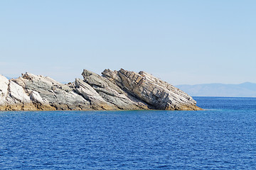 Image showing Rock in the sea