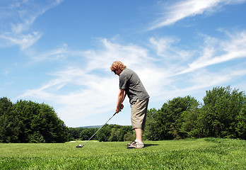 Image showing Golf player