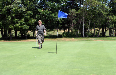 Image showing Golf player