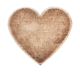 Image showing Wooden heart