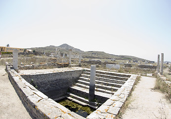 Image showing minoan fountain delos