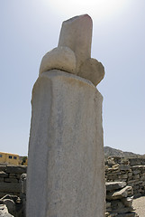 Image showing phallus temple of dionysos dionysus