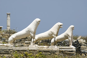 Image showing lions of naxians delos