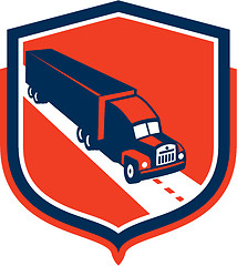 Image showing Container Truck and Trailer Shield Retro