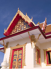 Image showing Detail of Buddhist temple