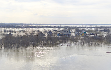 Image showing flooded river