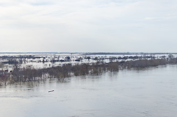 Image showing flooded river