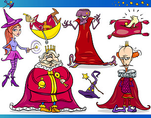 Image showing Cartoon Fantasy Characters Set