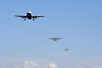 Image showing Planes ready to land