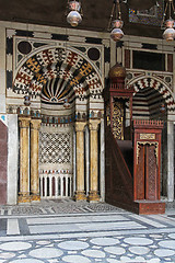 Image showing Minbar in Mosque