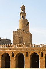 Image showing Spiral minaret Ibn Tulun