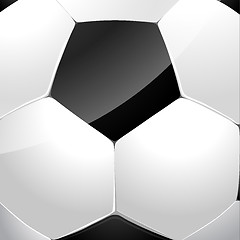 Image showing Soccer ball poster design