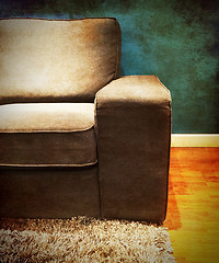 Image showing Sofa in a vintage style room