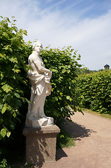 Image showing Marble sculpture in the park