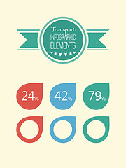 Image showing Transportation Infographic Elements.