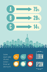 Image showing Transportation Infographic Elements.